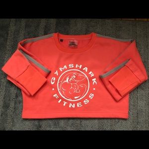 Gymshark Legacy Cropped Sweater in Coral Pink . In perfect condition